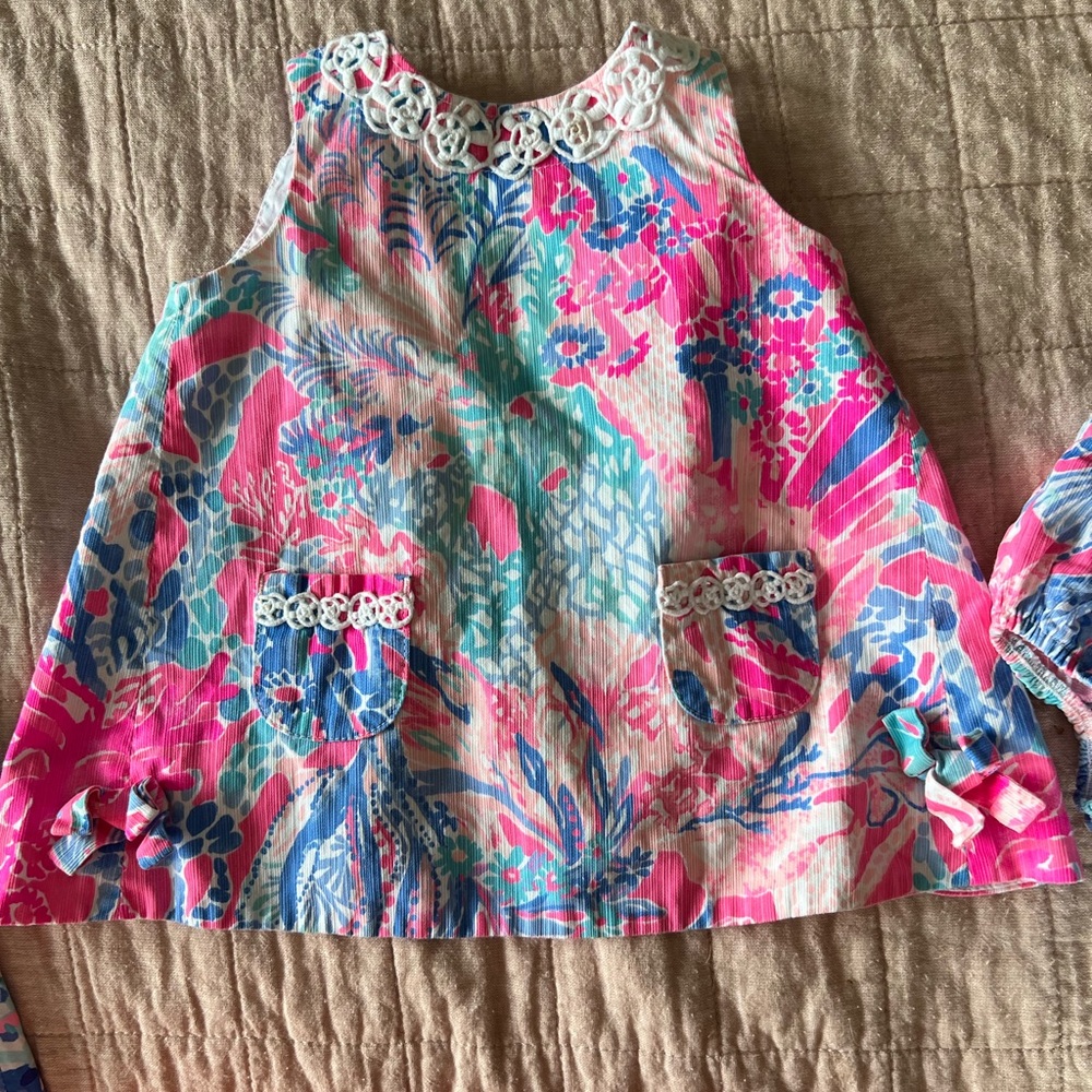 Lilly pulitzer baby girl dress/outfit